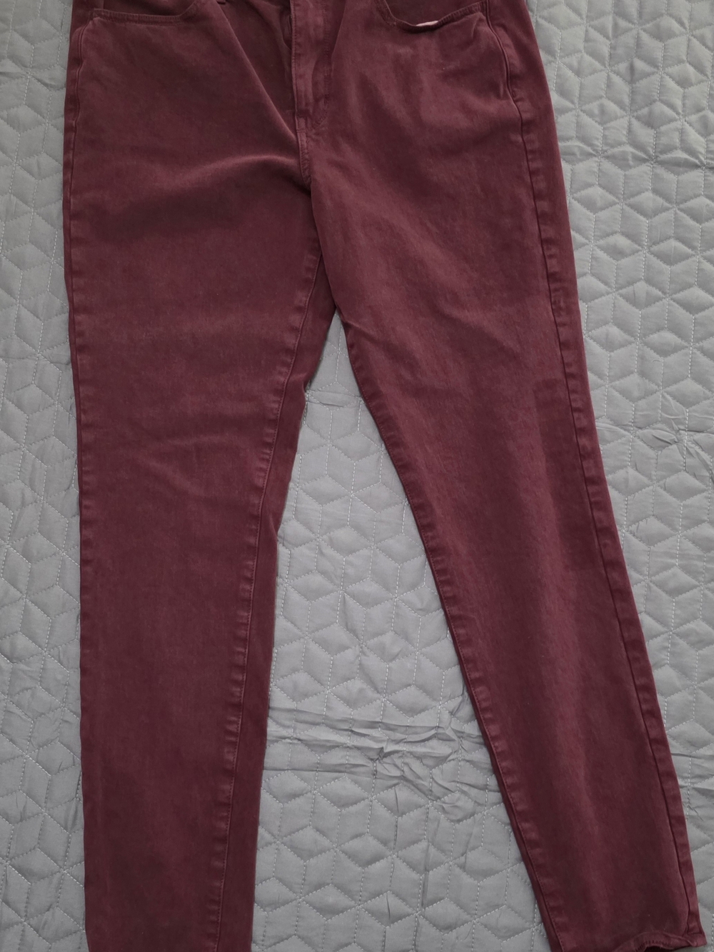 American Eagle Outfitters Women's Wine-Colored Jeggings